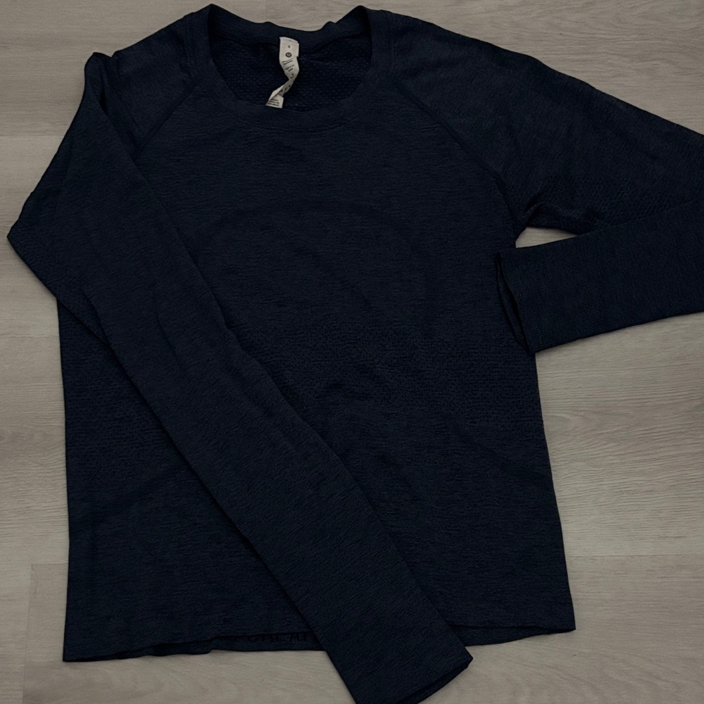 lululemon athletica Navy Long Sleeve Tee